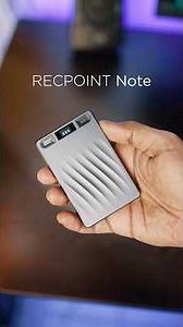 RECPOINT Note Portable AI Voice Recorder