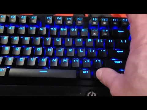 Satisfying Sounds - CyberPowerPC Skorpion K2 RGB Mechanical Gaming Keyboard Clicking