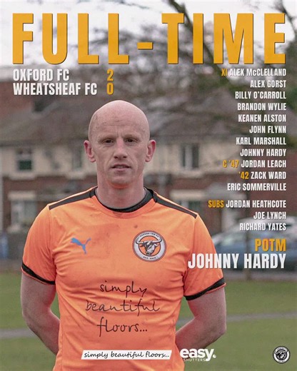 Oxford FC 2 | 0 Wheatsheaf FC 📣 #UTO A much better performance this time out and as a result, the Occy take a clean sheet and move onto the next round of the cup 💪🏼 ⚽️ Zack Ward finds a header to kick off the scoring, and Jordan Leach fires one from far into the top bin 🗑 🅰️ Karl Marshall gets the assist off the corner and Alex Gorst takes home the other 🤙🏼 Johnny Hardy picks up another Player of the Match 🏆 Good game, @fcwheatsheaf 👏🏼 #sundayleaguefootball #football #Soccer #grassroot