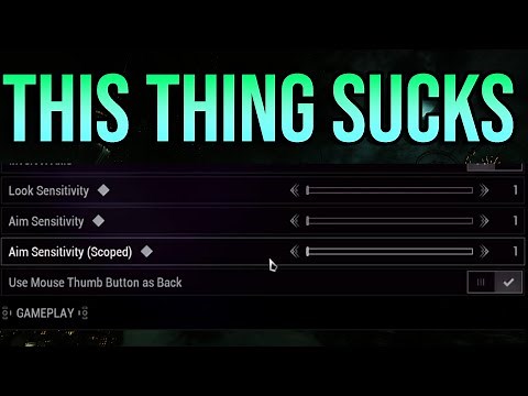 Fixing Your Warframe's Mouse Sensitivity