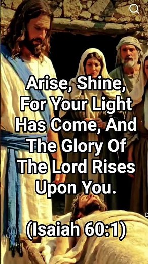 Arise, Shine, For Your Light Has Come #godsword #god#gospelmusic#walkinspiritoftheholyspirit#gospel
