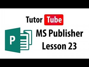 MS Publisher Tutorial - Lesson 23 - Adjusting Shapes