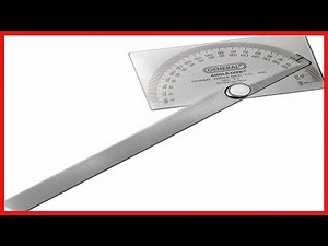 Great product - General Tools Angle Protractor #17 Stainless Steel Square Head - Measuring Tool for
