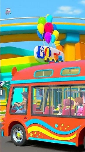 Wheels on the Bus Fun Learning Adventure #nurseryrhymes #kidssongs #fun