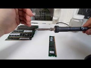 0(zero) waste GOLD recovery from RAM stick fingers