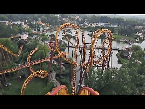Goudurix front seat on-ride HD POV Parc Astérix Asterix