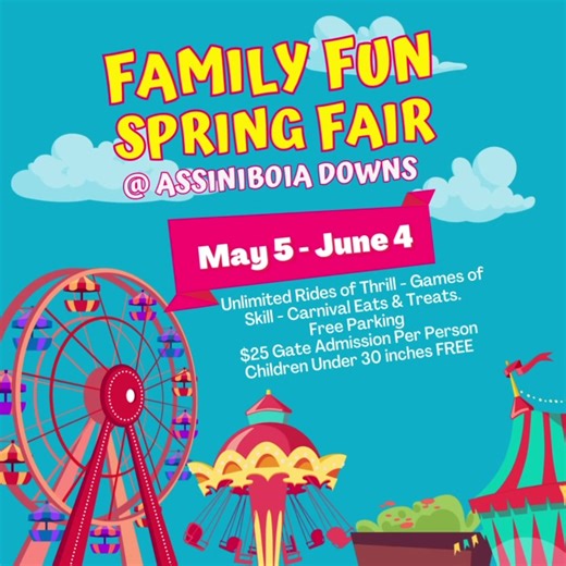 1.8K views · 13 reactions | We are OPEN for the long weekend at the Family Fun Spring Fair. Ride all 25 of our rides all-day for $25 including gate admission, play some games of skill, grab a bag of cotton candy or  mini donuts or a burger and lemonade. Friday 5-11pm Saturday 11-11pm Sunday 11-11pm Monday 11-7pm See you here, soon! | Wonder Shows | Facebook