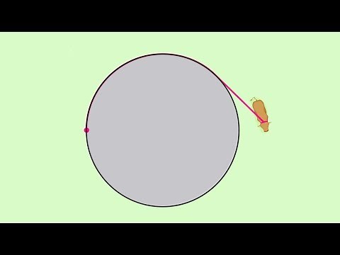 Parametric Calculus: Areas: Example 2: Cow Grazing Area: Method 1