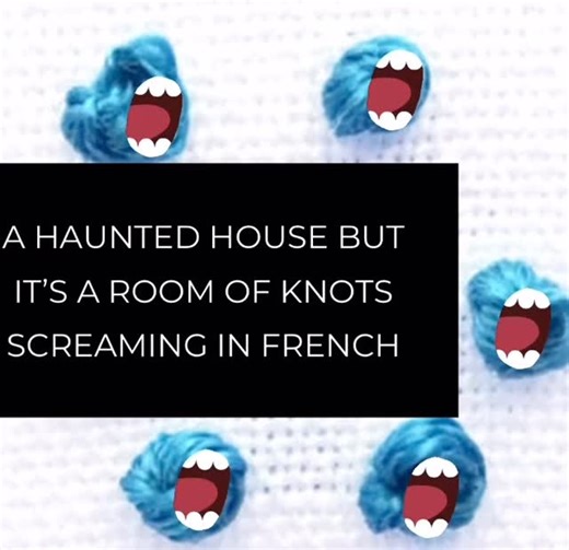 Meme-ing. #crossstitch #crossstitching #halloweenbut | Subversive Cross Stitch