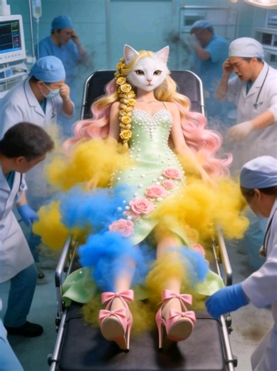 Why does Miss White Cat keep farting nonstop? #kitten #aicat #aicats #fyp #foryou #catvideos #animation #wolink