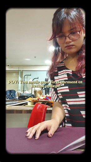 Creating garment as a fashion student at NIFT | Garment Construction Process