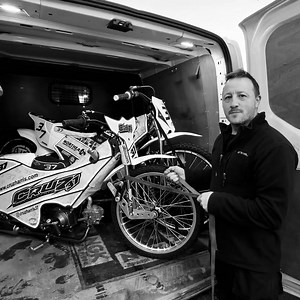 139K views · 2.2K reactions | My World Long Track Bike & Cruz ‘Bomber’ Harris #37 Speedway Cadet bike are on their way to the NEC on loan to the ACU for display on their stand for Motorcycle Live 2025  | Chris 'Bomber' Harris | Facebook