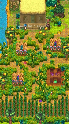 Junimo in my ginger island 👩‍🌾🍏 #stardewvalley #스타듀밸리 #letsplaystardewvalley #スターデューバレー #gaming