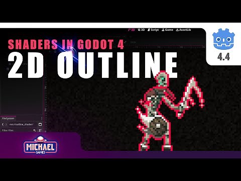 2D Outline Shader /// Shaders in Godot 4