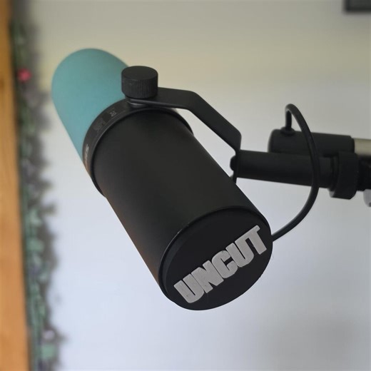 Personalized Microphone Logo Cover Badge With Magnetic Cap Base Mount for Streamers and Podcasters - Etsy