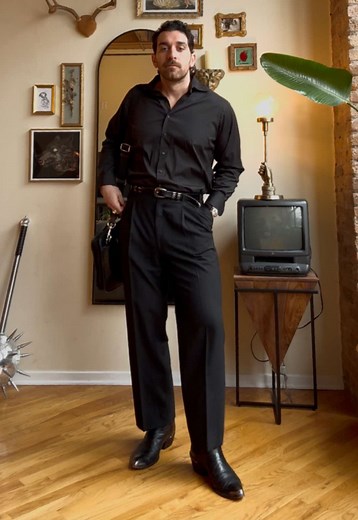Exploring Corporate Goth Style for Men