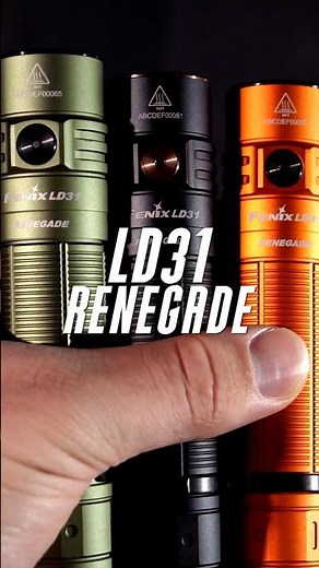 Fenix LD31 RENEGADE Flashlight - Max 3200 Lumens - Less Than 5" Long
