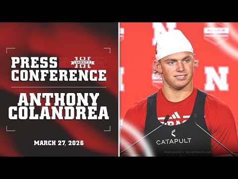 Husker QB Anthony Colandrea After 2026 Spring Game | Nebraska Football Press Conference