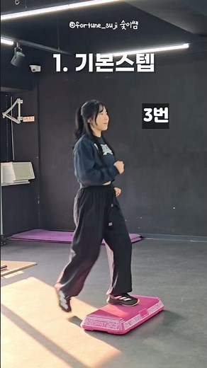 1. 스텝박스 운동 기본스텝 배워보자!