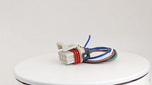 Ignition Coil Harness Female Connector Pigtail WPCLF30 for 1999+ GM LS-Series Engines (LS2/LS3/LQ4/LSX), 6-inch Wire Leads; Main Female Connector at Coil Harness.