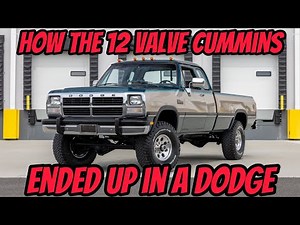 The STORY Behind How the 12 Valve Cummins Ended up in a DODGE Pickup!