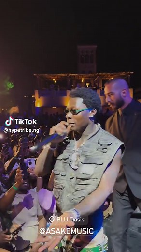 Asake Live Concert Performance in Dubai 2025