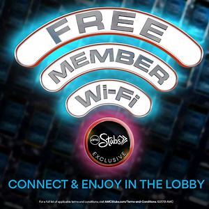 54 reactions · 3 comments | Take advantage of our FREE Wi-Fi in the theatre lobby! Just choose the AMC Stubs Member Wi-Fi network to sign in or join AMC Stubs to gain access. Learn More: https://amc.film/2YHcCPT | AMC Theatres | Facebook