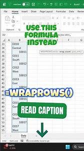 Stop Copy-Pasting Columns in Excel - WRAPROWS