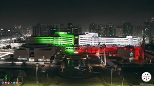 #AbuDhabi’s iconic buildings light up with the colours of the Kuwaiti flag in celebration of #Kuwait’s #NationalDay #KuwaitNationalDay #اليوم_الوطني_الكويتي @UAEEmbassyKW | UAE Forsan English | Facebook