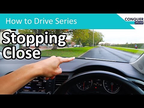 How to stop close to the curb - parking near the side of the road without damaging your wheels.