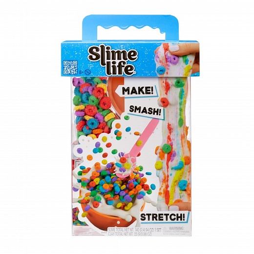 Slime Life Bowl of Fruity Cereal DIY Slime Kit, Make, Smash, and Stretch Your Food Slime, Ages 8+ - Walmart.com