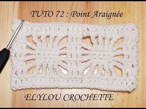 TUTO 72 : Point araignée au crochet