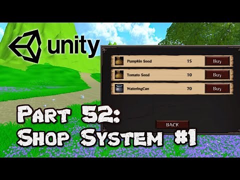 3D Survival Game Tutorial | Unity | Part 52 - Shop System #1