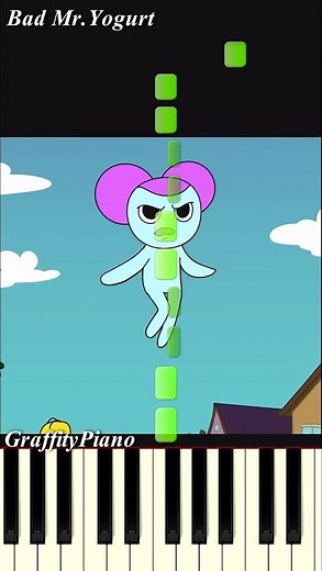 THE SIMPSONS GET ABSTRACTED! @Bad Mr.Yogurt Piano Tutorial