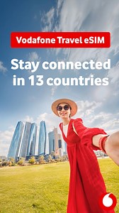 Flash deal! Stay connected in the Middle East and North Africa with eSIMs from €8. Keep your number, easy set up. T&C’s apply. | Vodafone Group