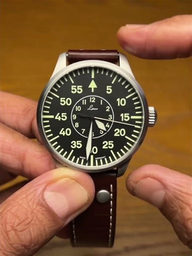 Why does the Laco Flieger watch look bigger than its size?