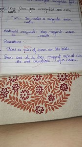 How can you magnetise an iron needle?Material required: Bar m... | Filo