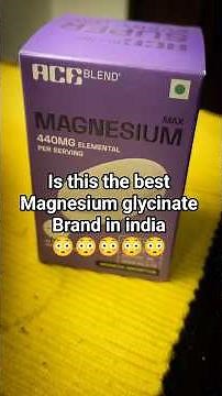 ace blend magnesium glycinate review . best magnesium glycinate brand #magnesiumglycinate #aceblend