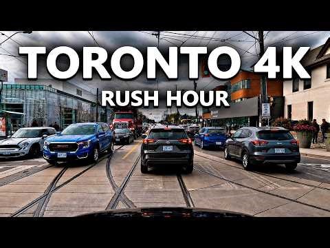 Toronto Drive 4K | Runnymede to Lakeshore & Kipling | Etobicoke POV Tour