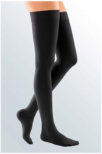 duomed® soft Class 2 Thigh Hold Up Compression Stockings