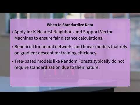 Is Z-Score Standardization Necessary For All Models?