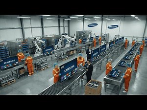 Revealing Inside the Samsung TV Factory — A Detailed A-to-Z Production Process!