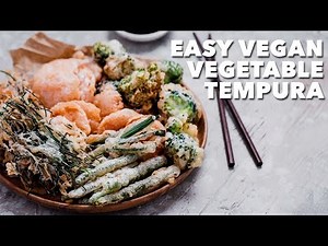 Easy Vegan Vegetable Tempura | Homemade Vegan Sushi Series