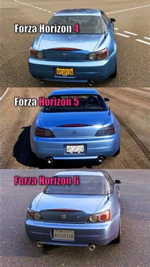 Honda S2000 Sound Evolution (FH4 vs FH5 vs FH6) 🔊🔥