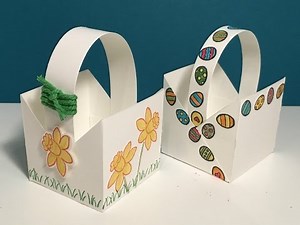 Simple Easter Basket Tutorial with Basket Bunch by Stampin' Up