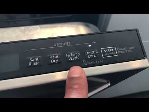 Whirlpool Dishwasher - Control Lock Feature