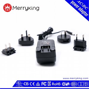 [Hot Item] 12W Detachable AC Adapter, Universal Adapter with DC Jack