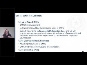 CMTS Training and FAQs