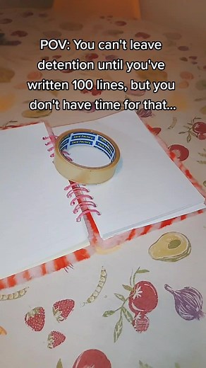 Detention Confession: Writing Lines the Old School Way