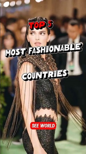 Fashion Powerhouses 🌍: Top 5 countries